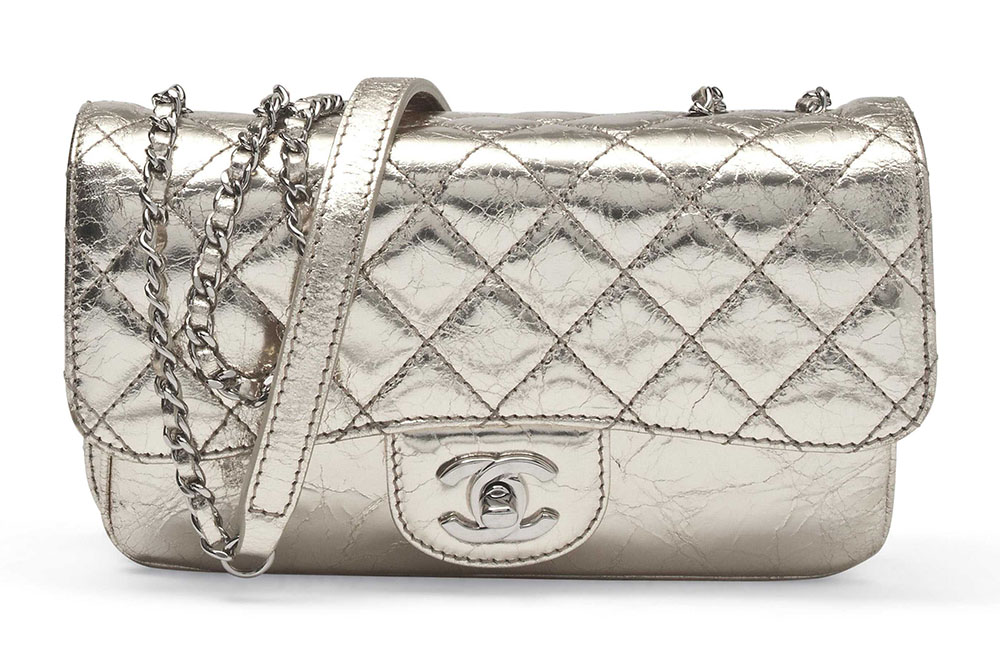 Chanel Metallic Single Flap Bag