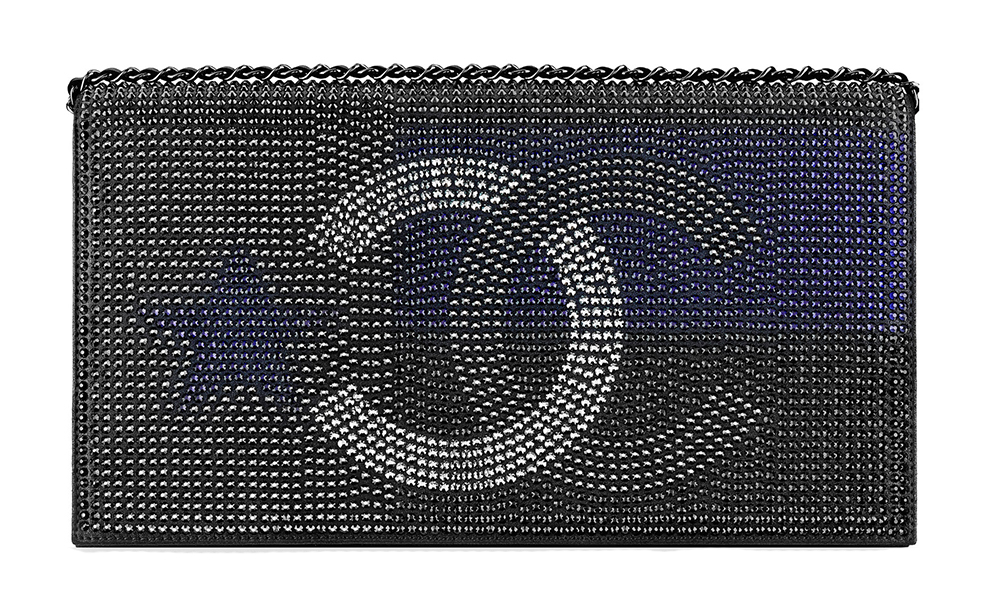 Chanel Metallized Minaudiere with Strass