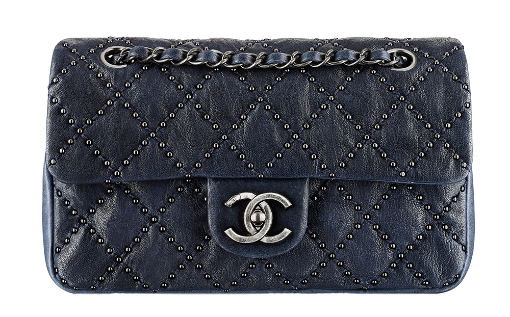 Chanel Small Studded Quilt Flap Bag