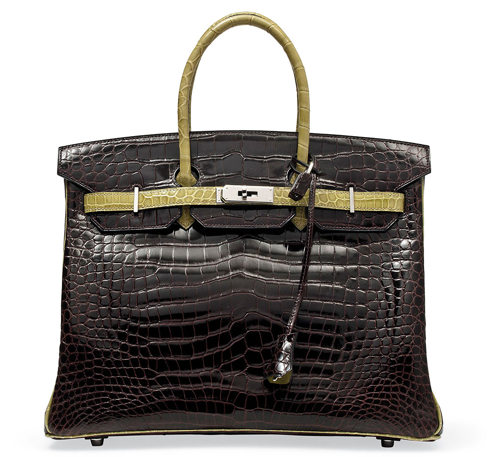 Hermes Birkin Special Order Bicolor Crocodile