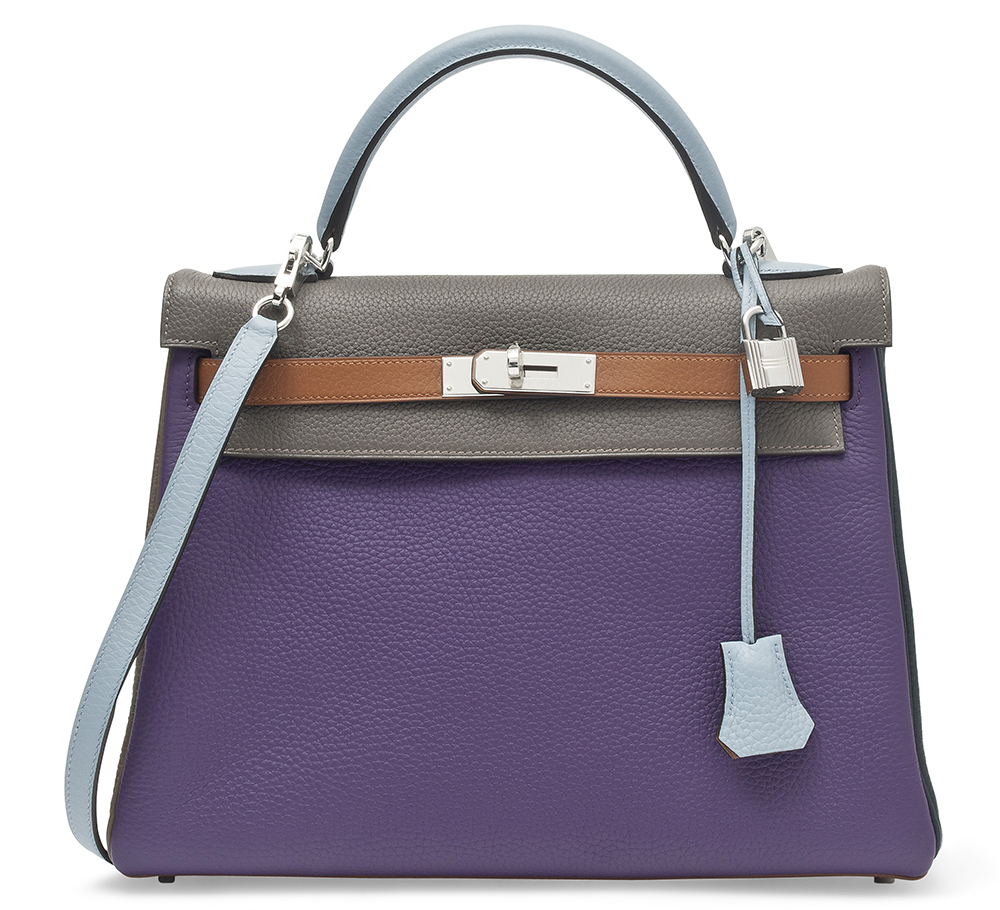 Hermes Limited Edition Six Color Arlequin Kelly Bag