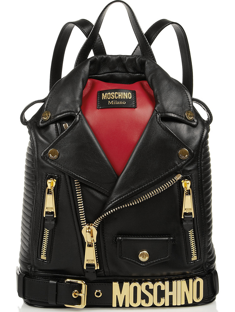 Moschino Biker Jacket Backpack