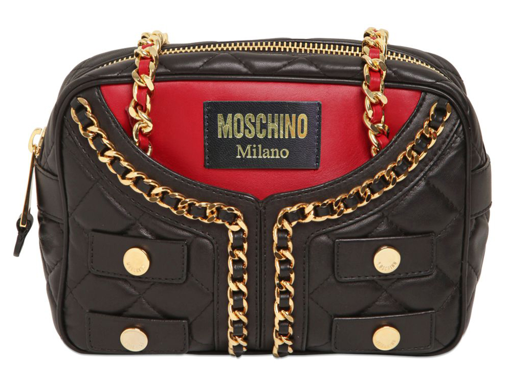 Moschino Quilted Jacket Shoulder Bag