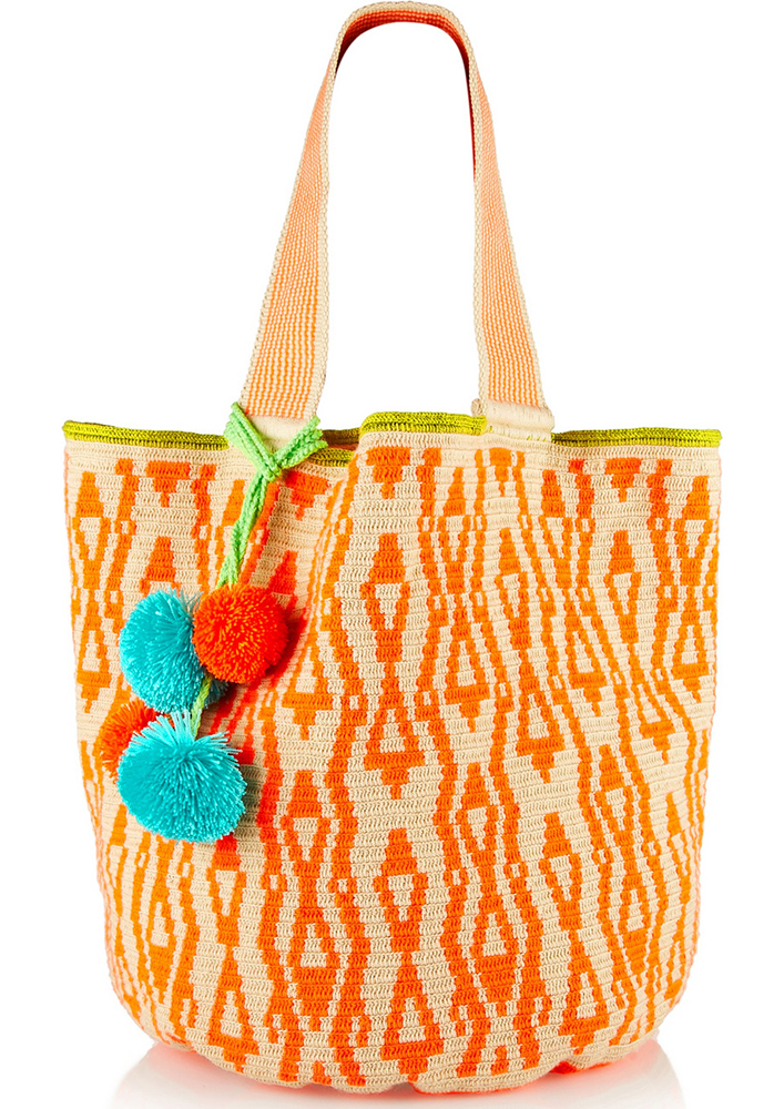 Sophie Anderson Inez Crocheted Cotton Tote