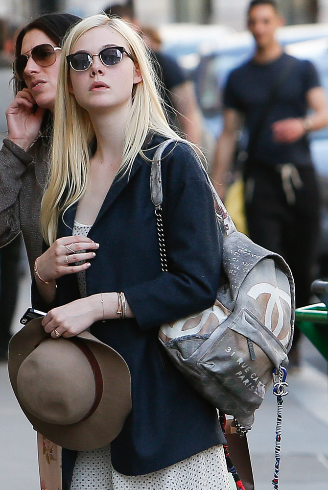 The Many Bags of Dakota and Elle Fanning-28