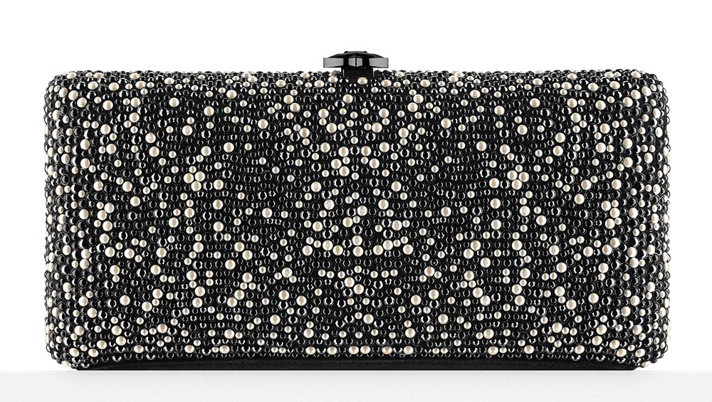 Chanel Pearl Embroidered Minaudiere