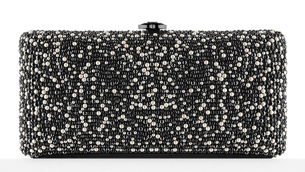 Chanel Pearl Embroidered Minaudiere