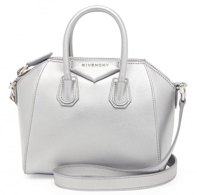 Givenchy Antigona Mini Metallic Satchel Bag