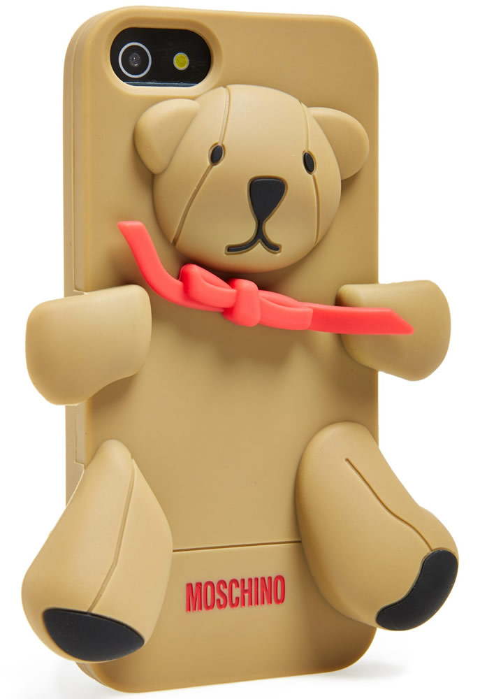 Moschino Teddy Bear 3D Rubber iPhone 5 Case