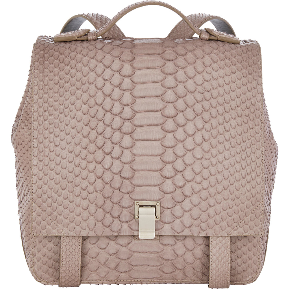 Proenza Schouler Python PS Small Courier Backpack