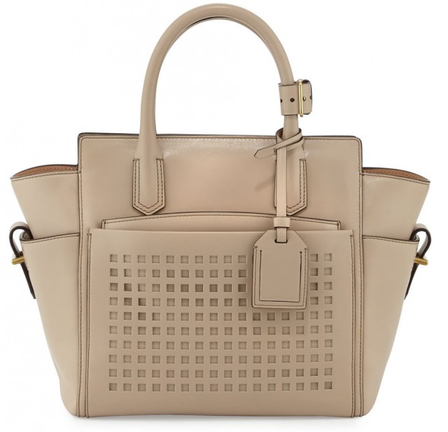 Reed Krakoff Atlantique Mini Perforated Tote Bag