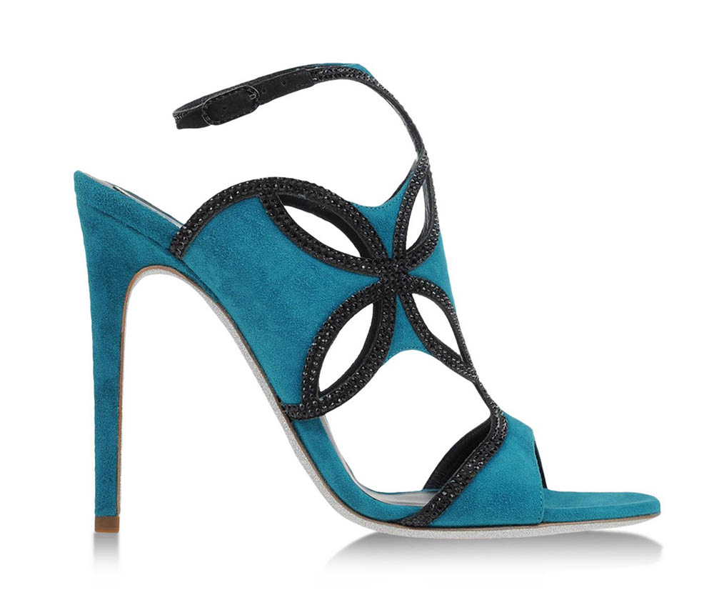 Rene Caovilla Suede Sandals