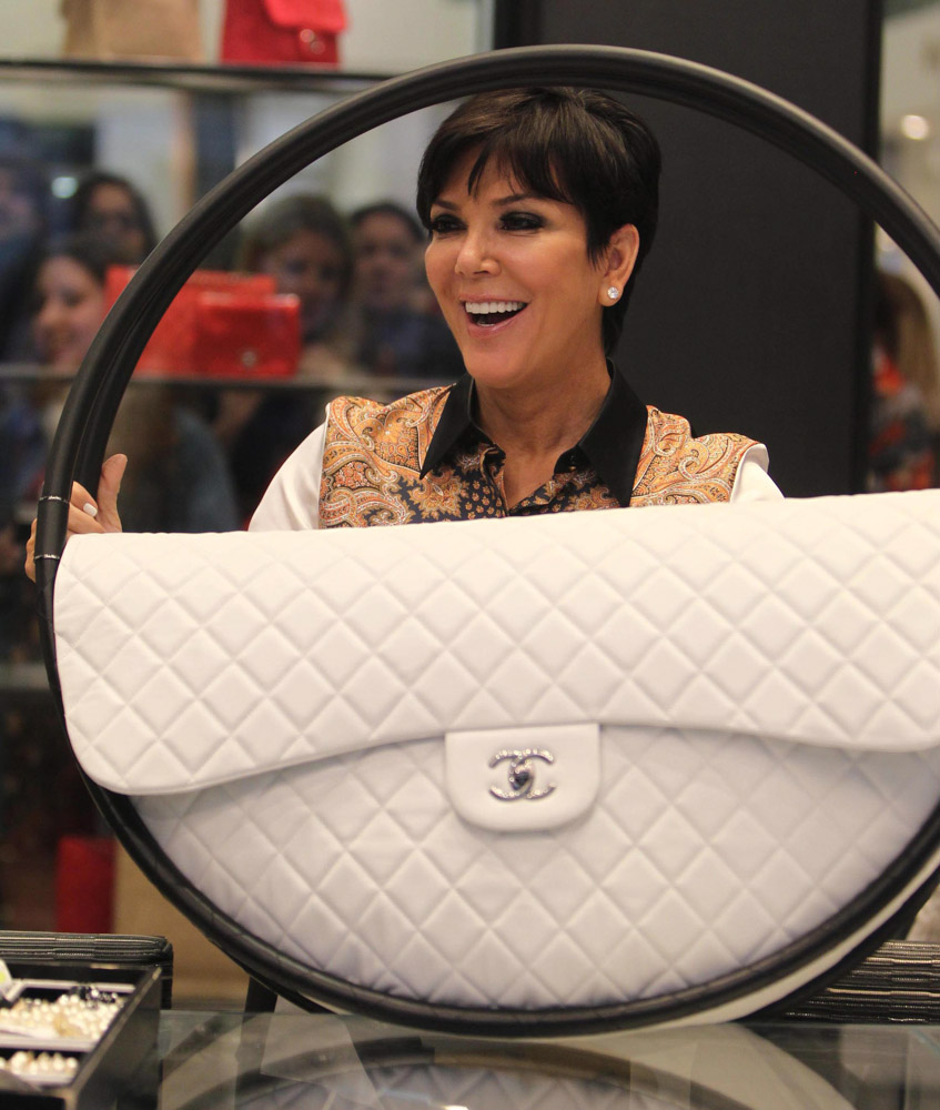 Kris jenner chanel bag clearance