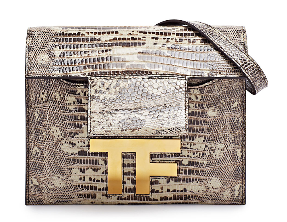 Tom Ford Hidden TF Lizard Shoulder Bag