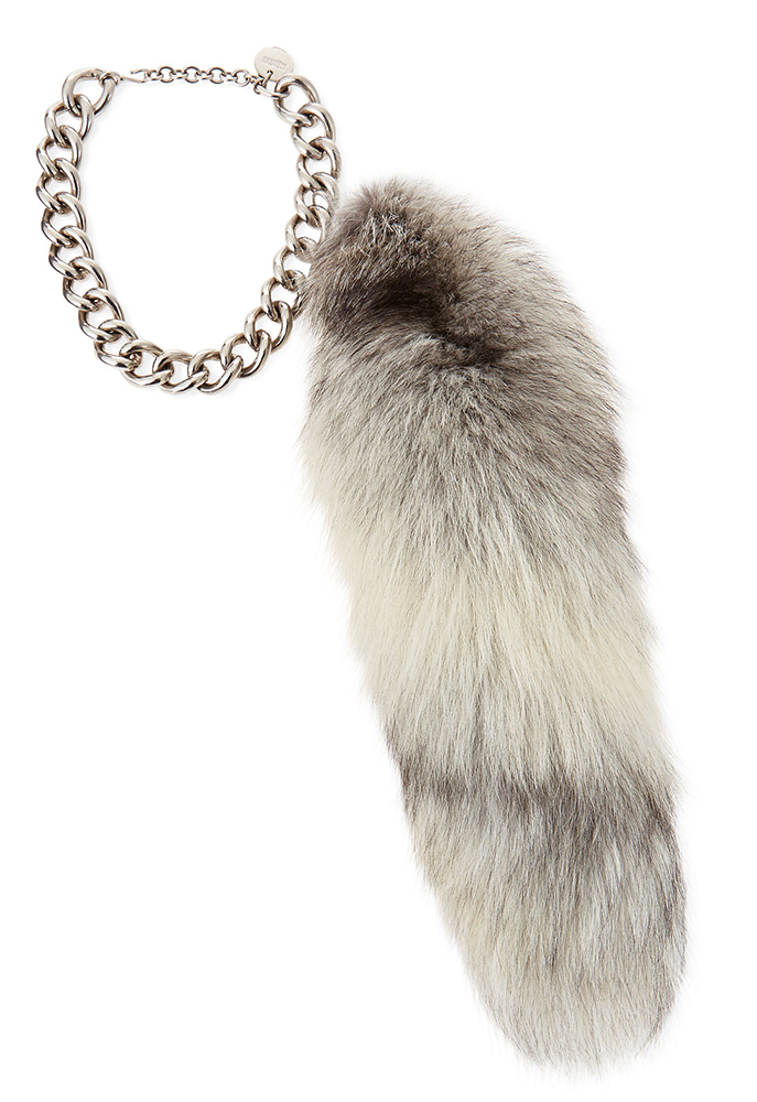 Alexander McQueen Fur Fox Tail Charm