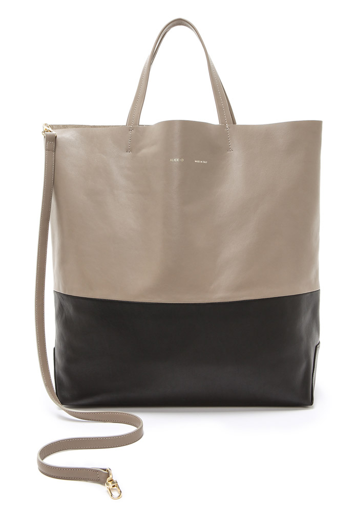 Alice D Leather Tote Bag