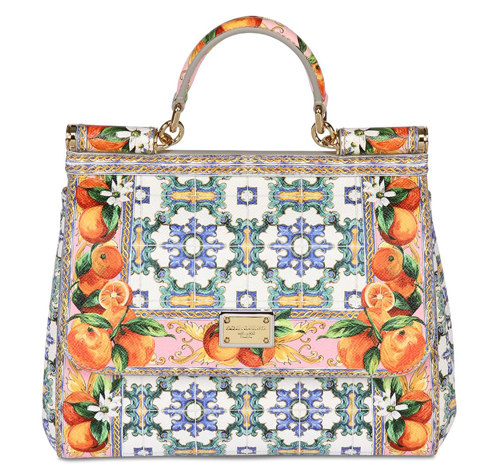 Dolce & Gabbana Sicily Dauphine Top Handle Bag