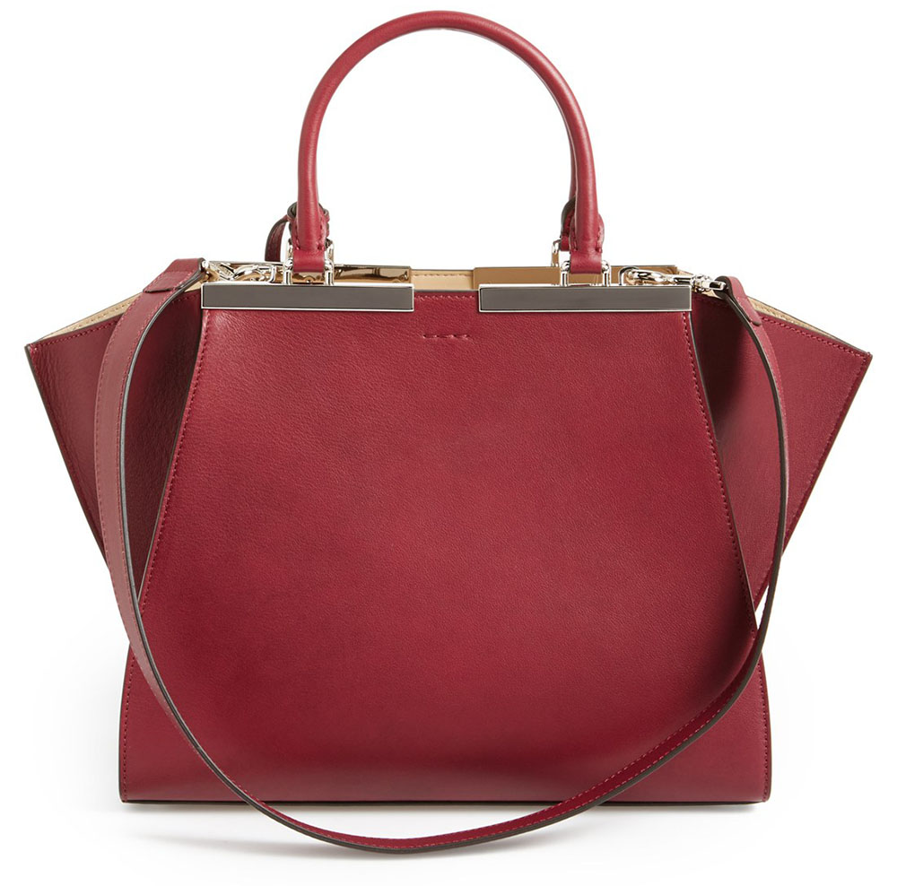 Fendi Petit 3Jours Leather Shopper