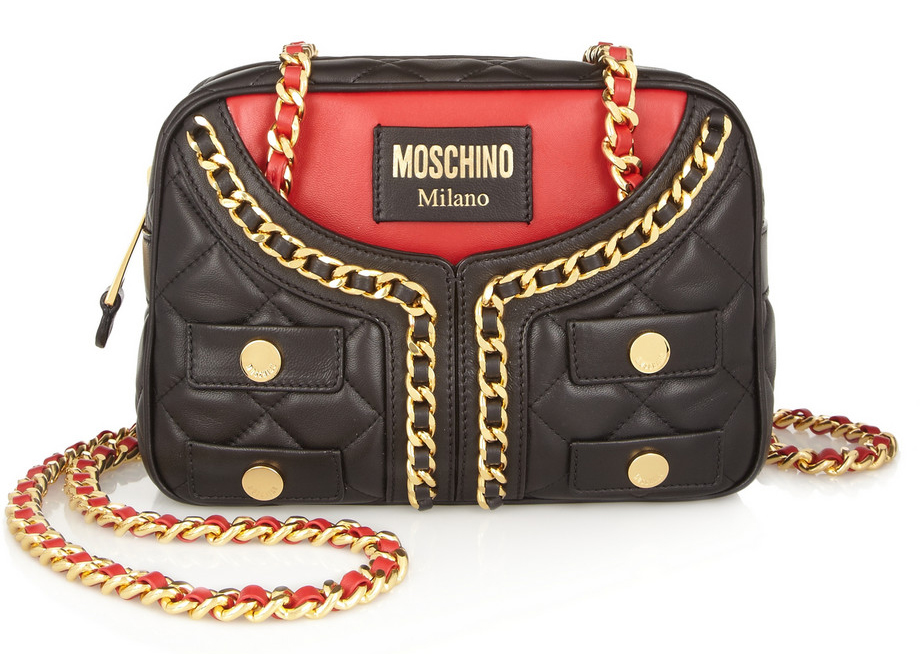 Moschino Jacket Quilted Shoulder Bag