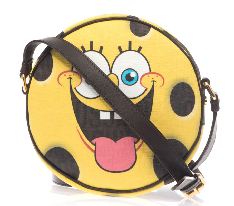 Moschino Spongebob Leather Crossbody Bag