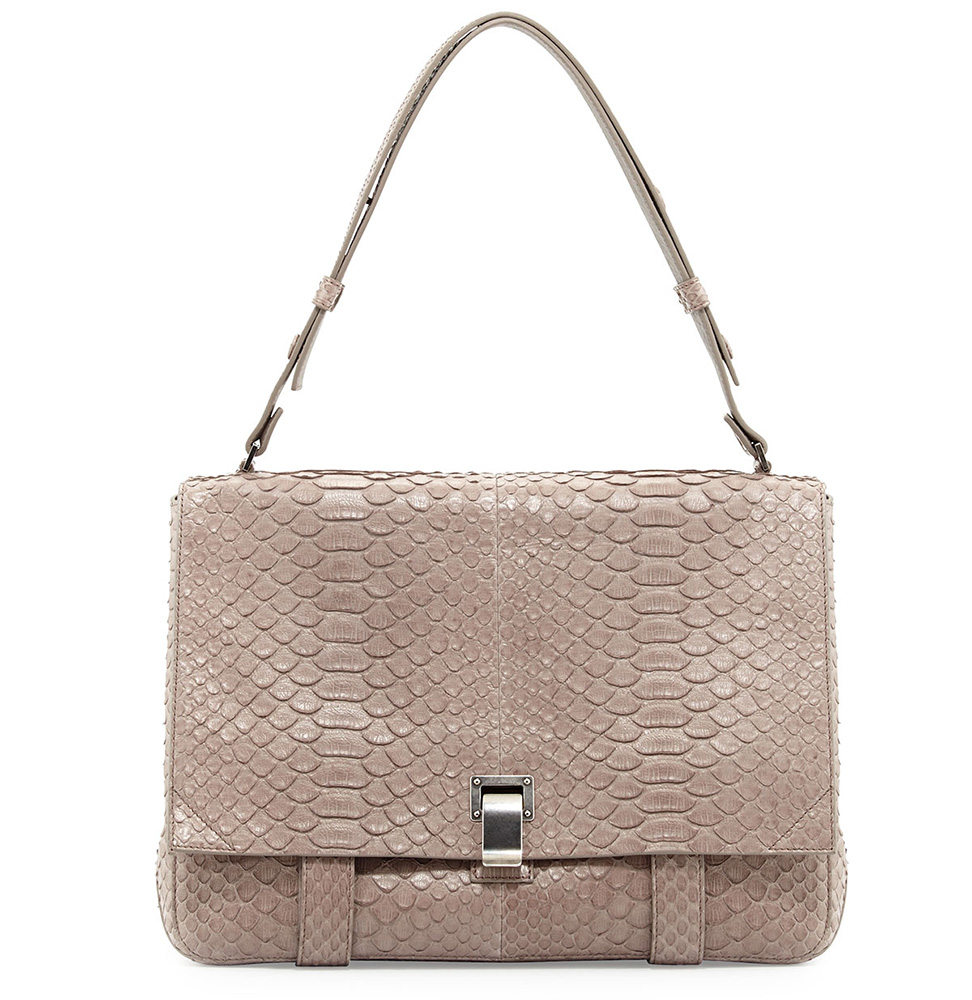 Proenza Schouler PS Courier Python Bag