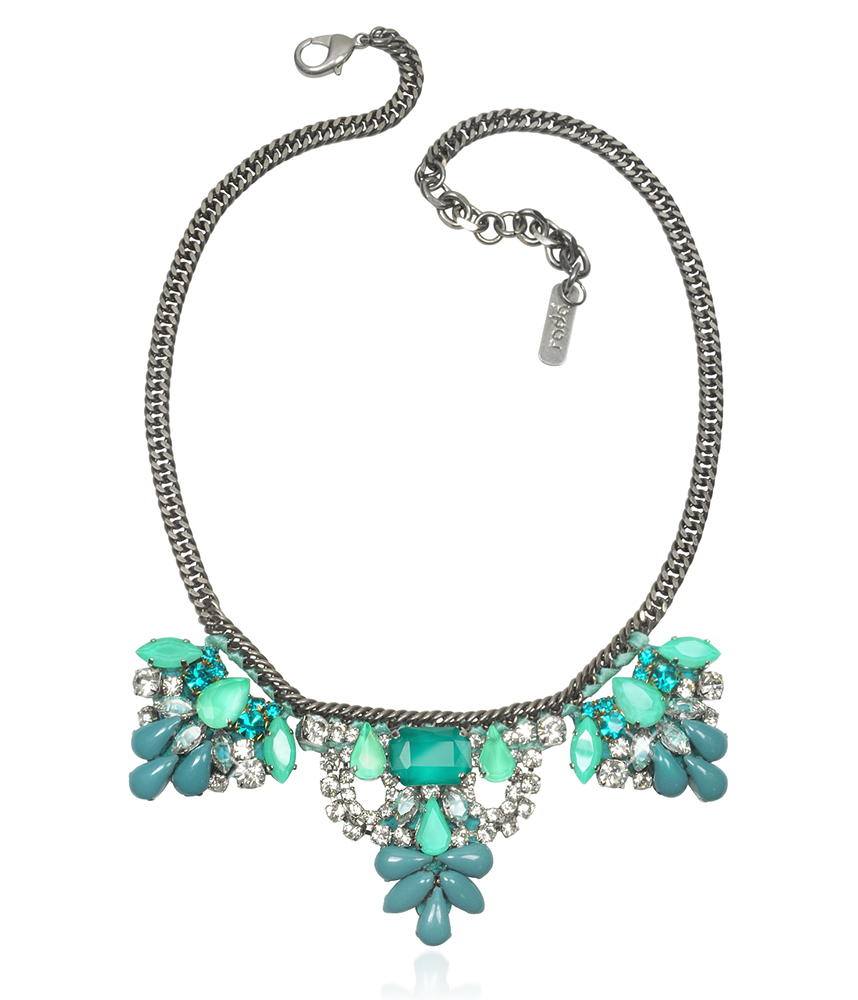 Rada Aqua Crystals Necklace