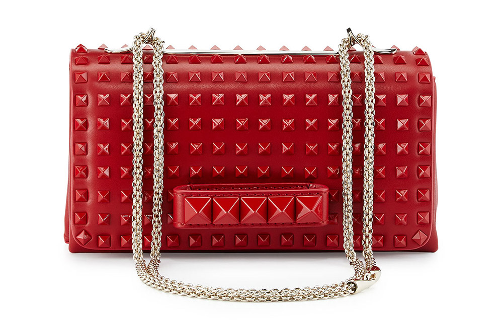 Valentino VaVaVoom Rockstud Rouge Absolute Bag