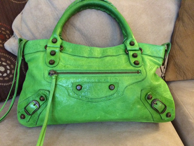 Balenciaga Apple Green First Bag