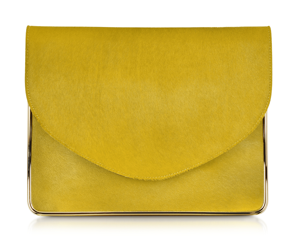 Carven Saint Sulpice Calf Hair Clutch