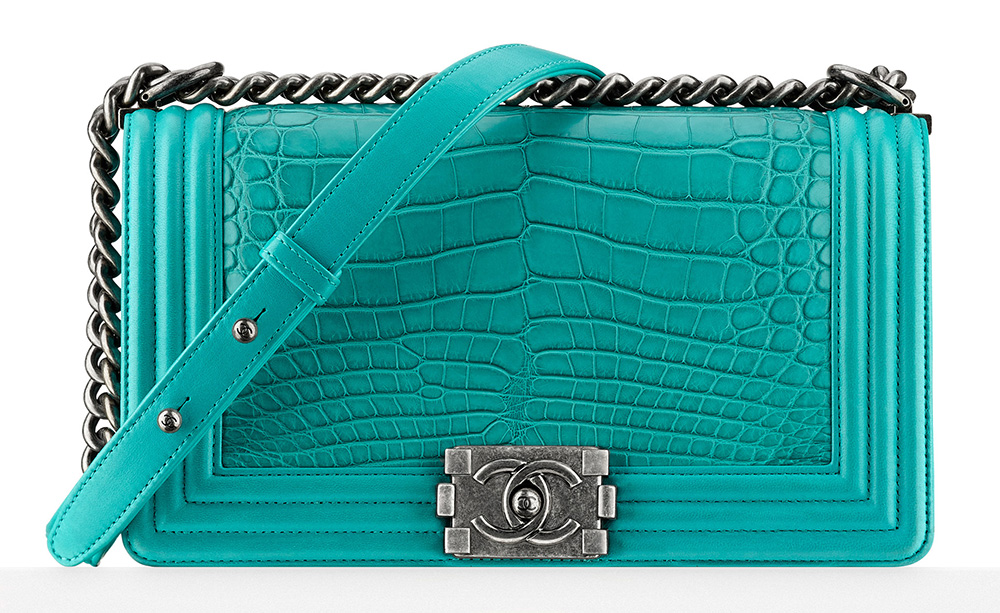 Chanel croc online bag price