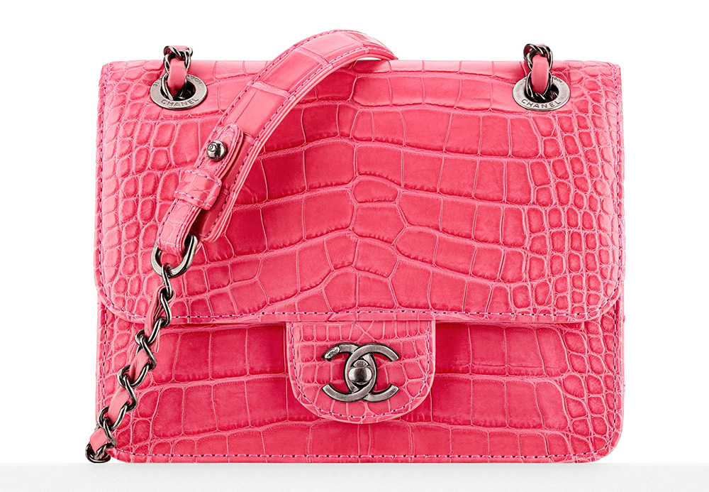 Chanel Alligator and Calfskin Mini Flap Bag