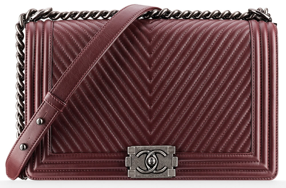 Chanel Boy Bag Burgundy