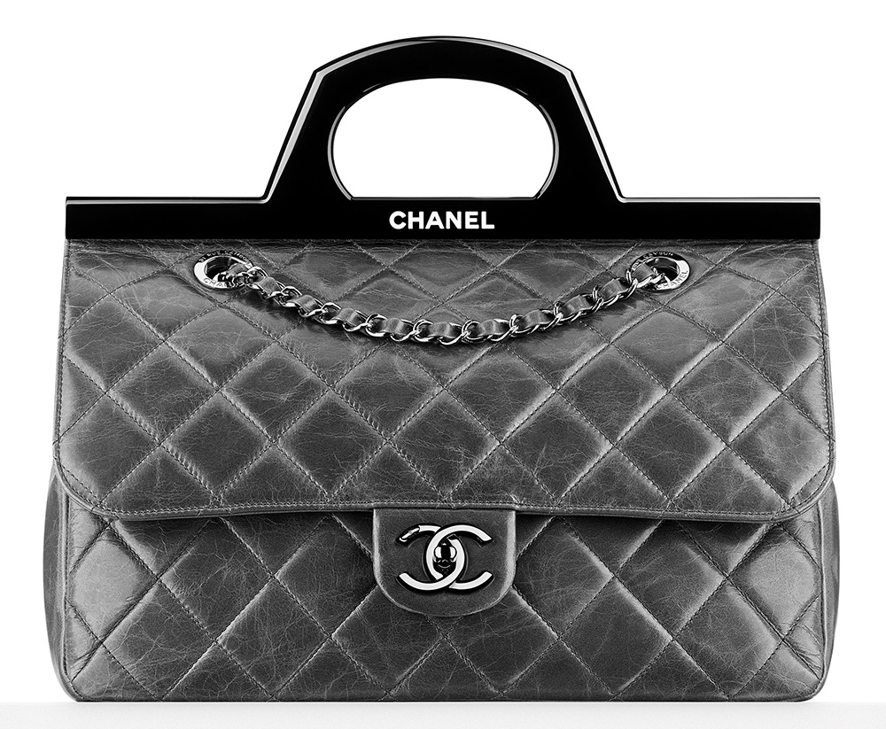 Chanel Rigid Handle Flap Bag 4100