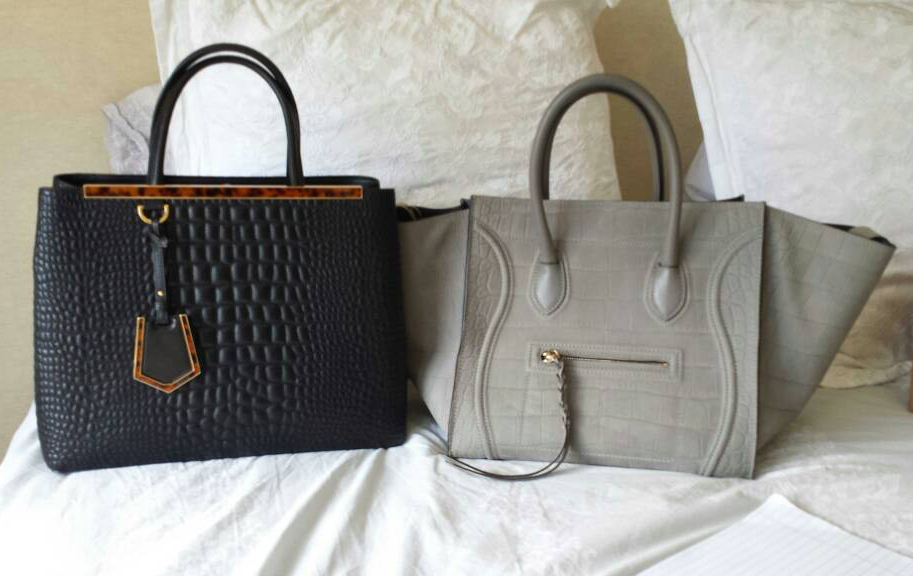 Fendi 2Jours and Celine Phantom Luggage Tote