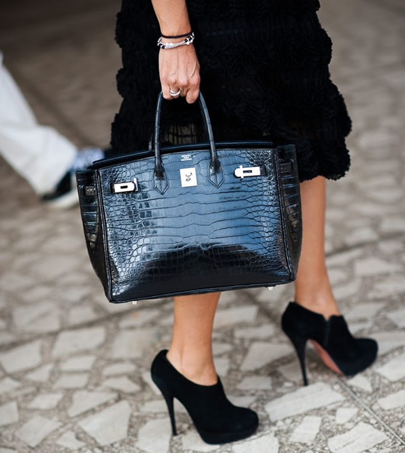 Hermes Black Crocodile Birkin