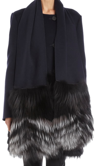 J. Mendel Fur Pocket Scarf