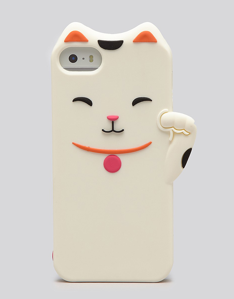 Kate Spade Silicone Cat iPhone Case
