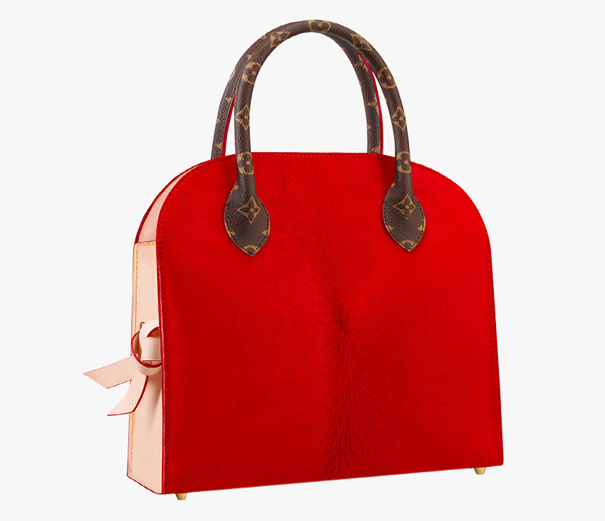 Louis Vuitton Christian Louboutin Shopping Bag Rear