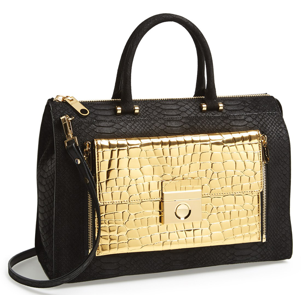 Milly Sienna Gold Tote