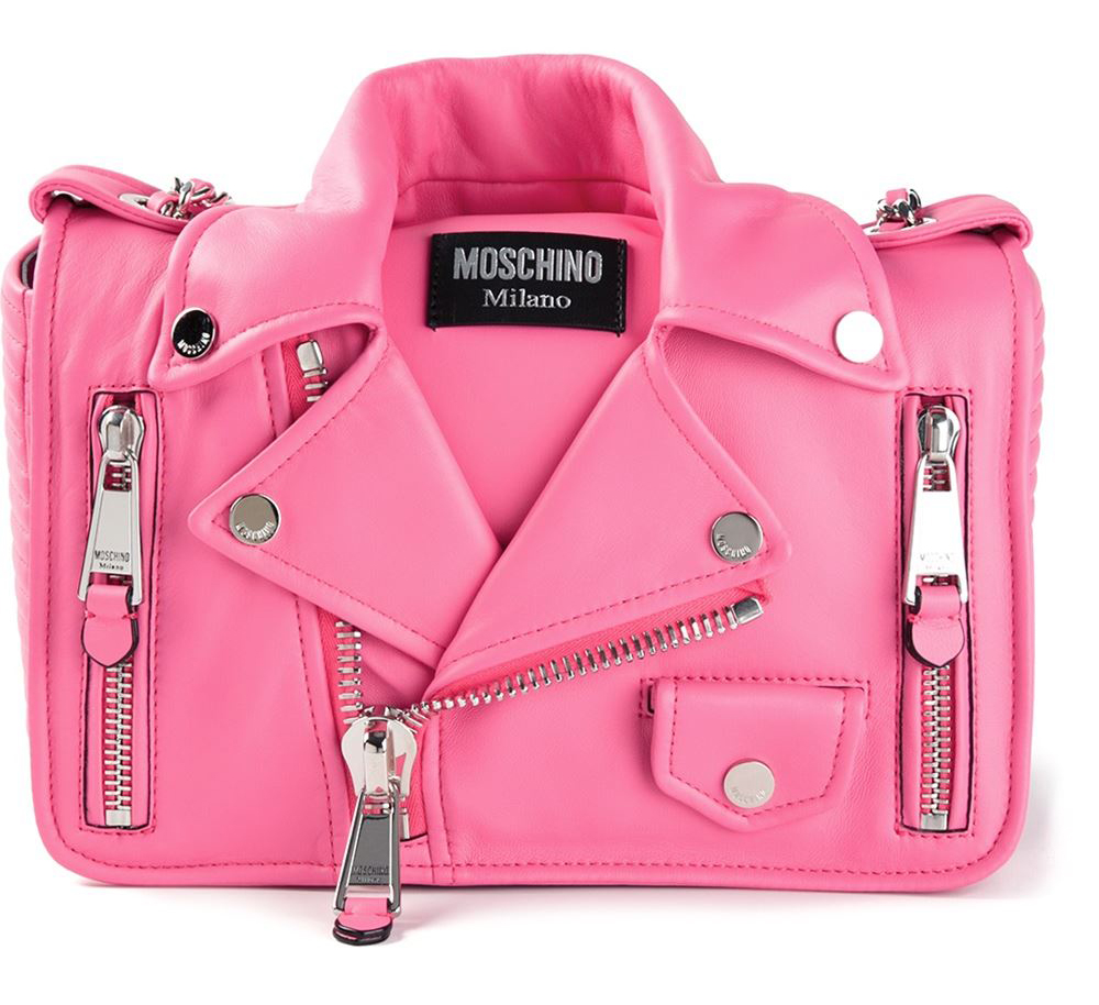 Moschino Medium Biker Shoulder Bag