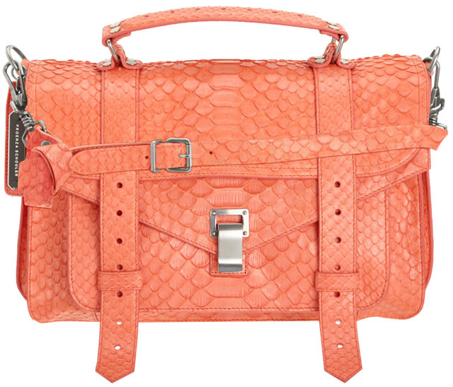 Proenza Schouler Coral Python PS1