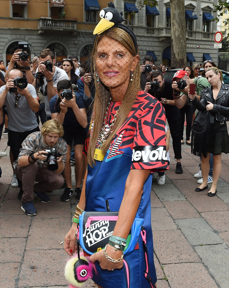 The Many Bags of Celebrities at Milan Fashion Week Spring 2015-1