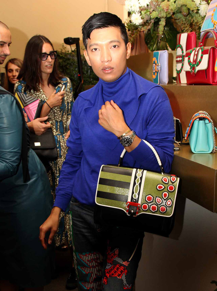 The Many Bags of Celebrities at Milan Fashion Week Spring 2015-17