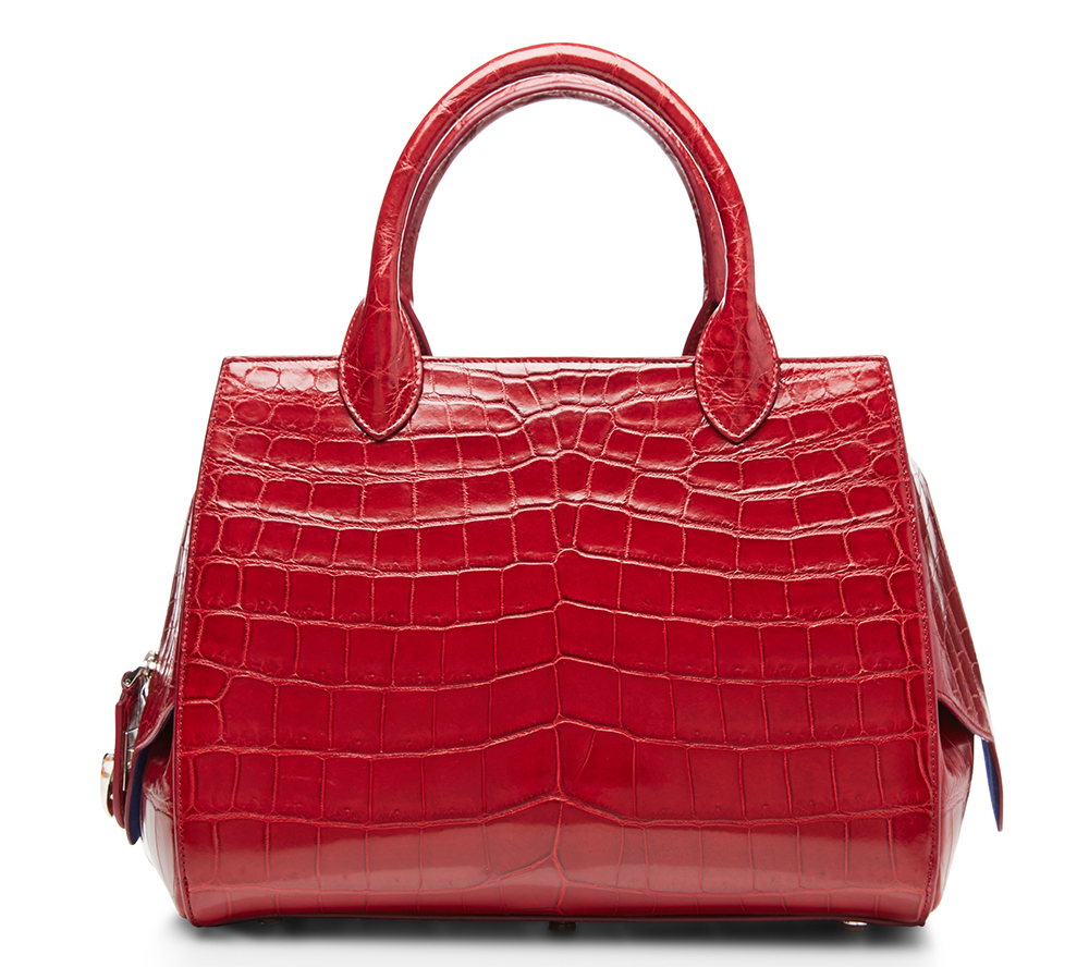 Asprey Crocodile Paley Bag