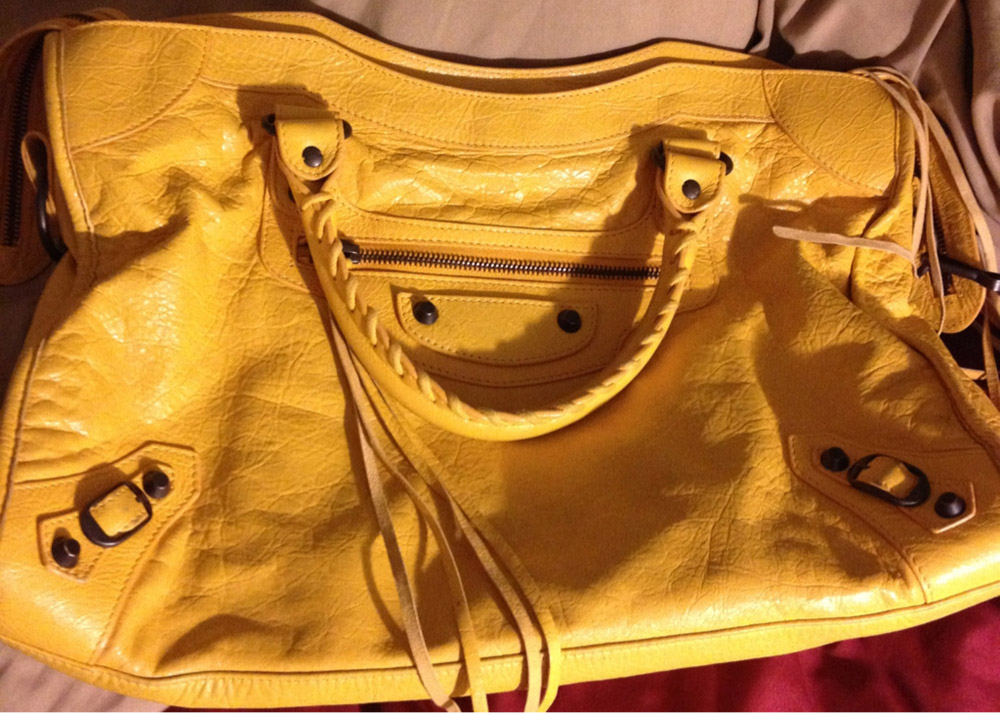 Balenciaga City Bag Yellow