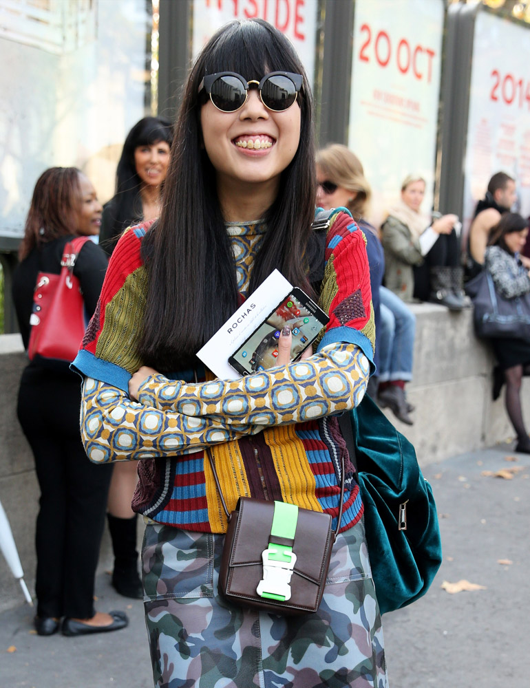 Celebrity Handbags Paris Fashion Week Spring 2015-4