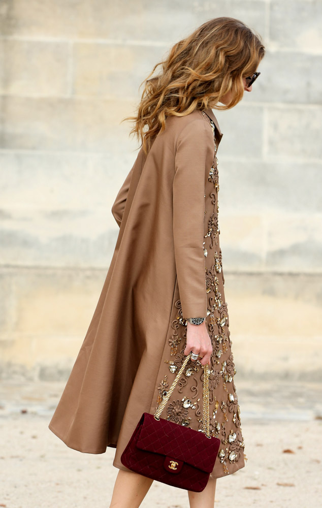 Celebrity Handbags Paris Fashion Week Spring 2015-40