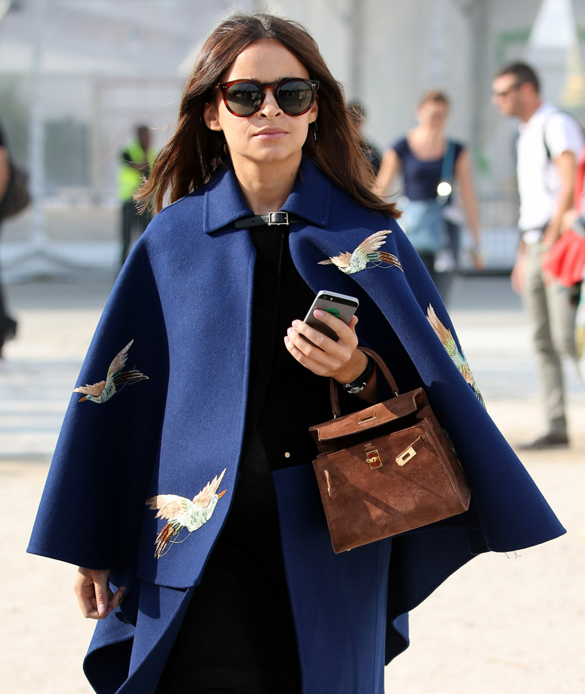 Celebrity Handbags Paris Fashion Week Spring 2015-41