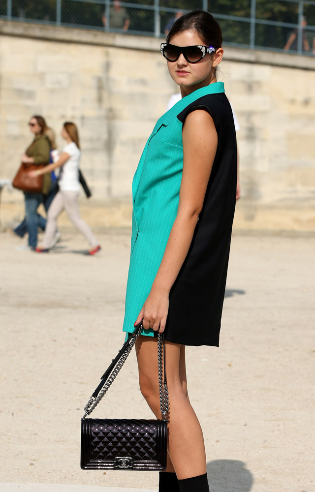 Celebrity Handbags Paris Fashion Week Spring 2015-52
