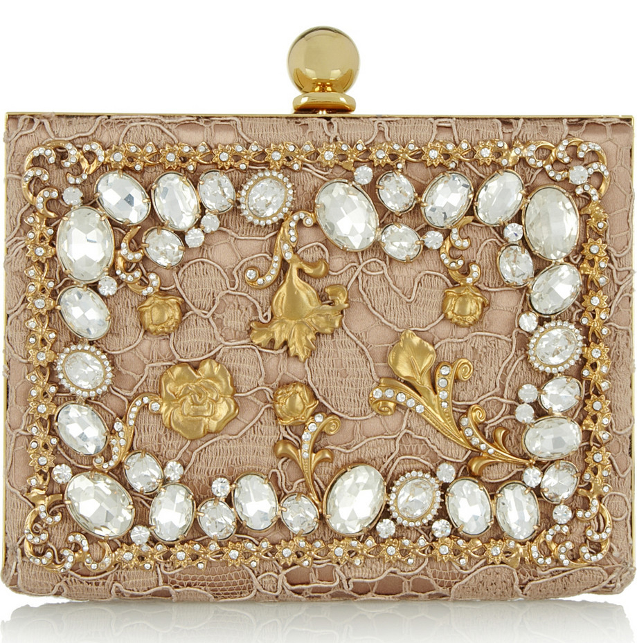 Dolce & Gabbana Ava Crystal Clutch